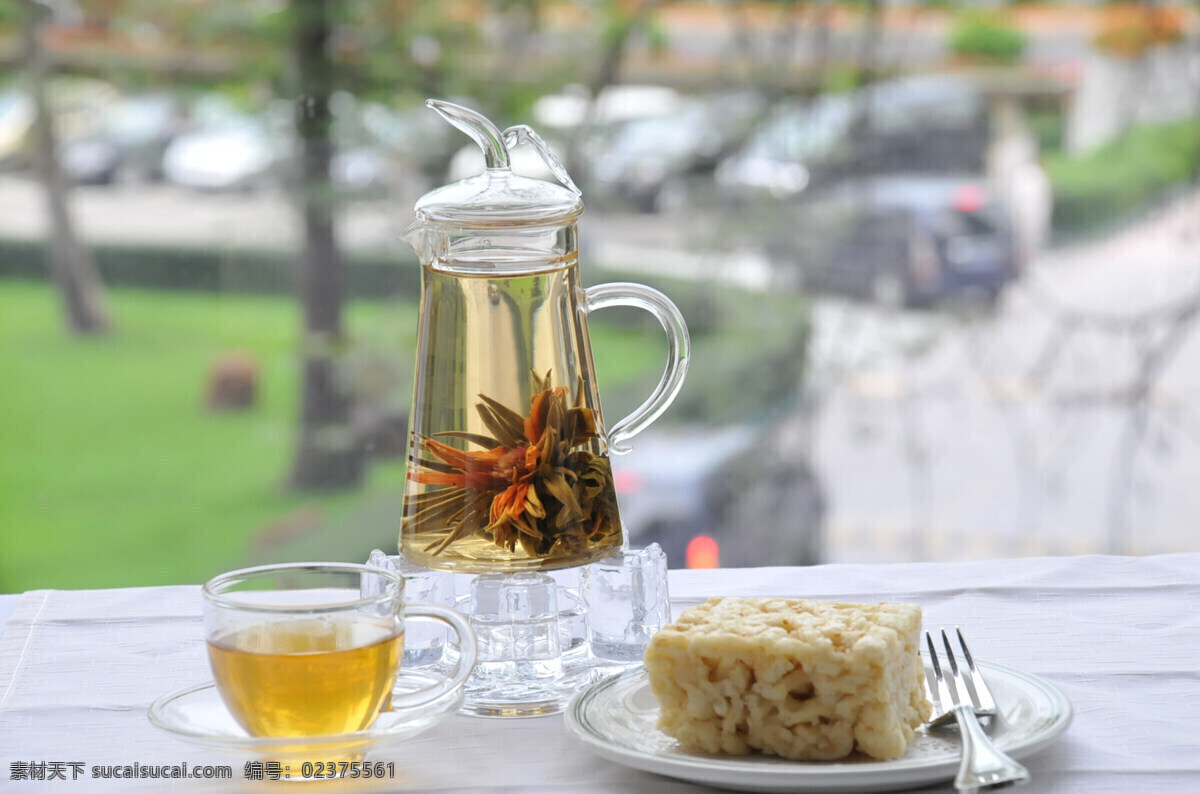 工艺花茶 茶艺 茶 工艺 沙琪玛 饮料酒水 餐饮美食