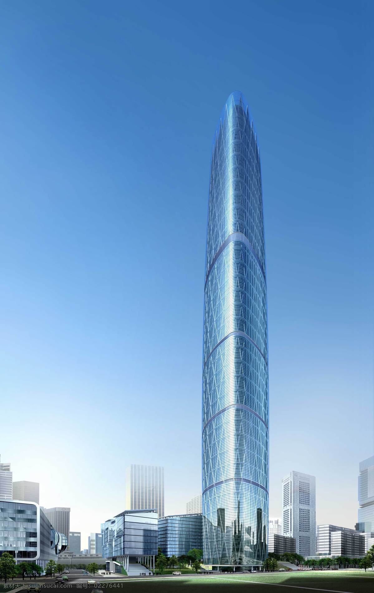 广州西塔 双子塔 世界高楼 珠江新城 天河城 珠江 建筑设计 环境设计