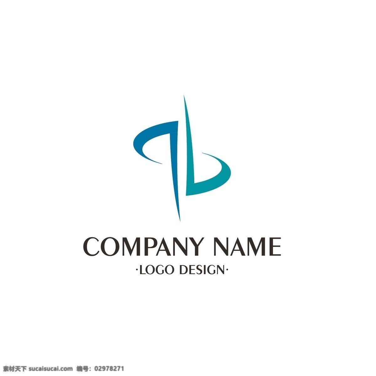 企业 标志 logo 商业 简约 元素 旋转 对称