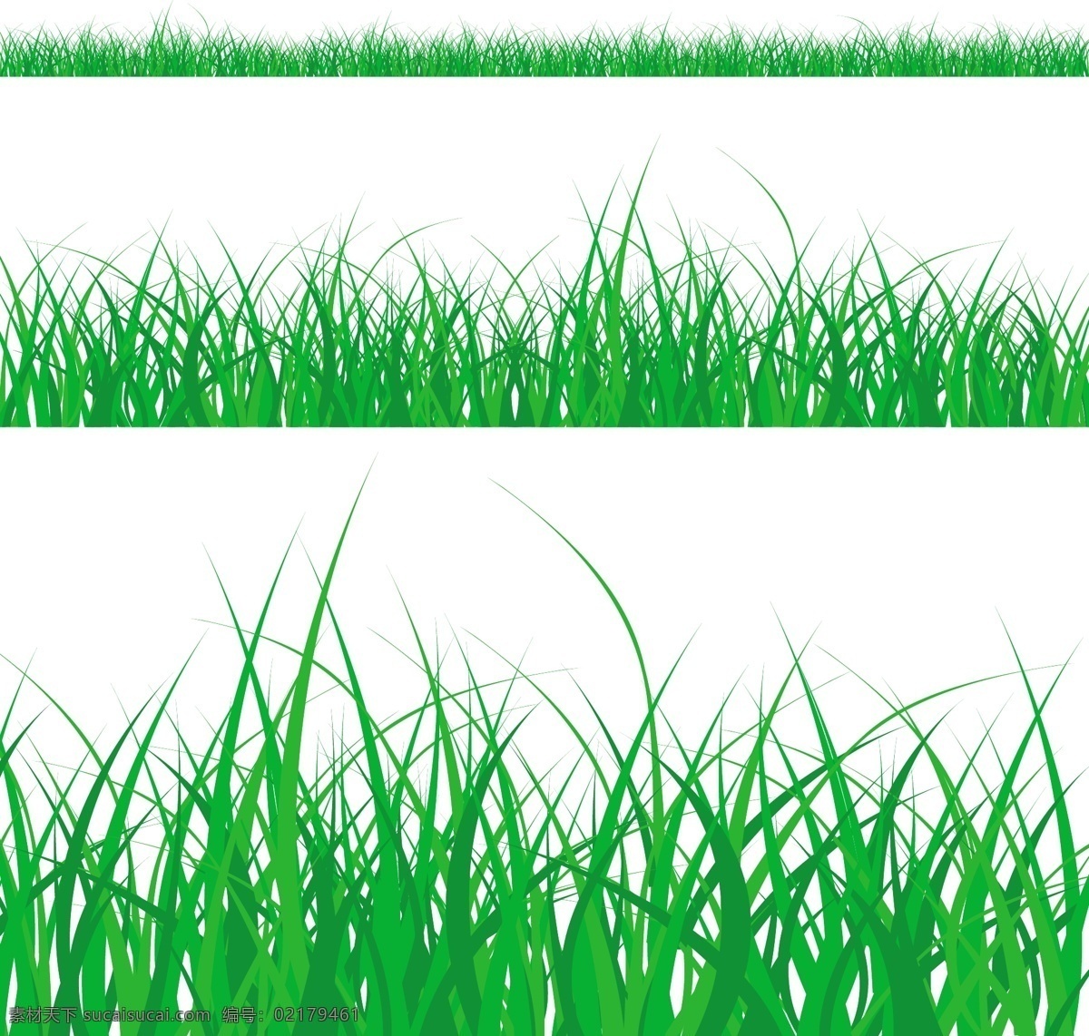 椰子树 草丛 矢量 矢量图 其他矢量图