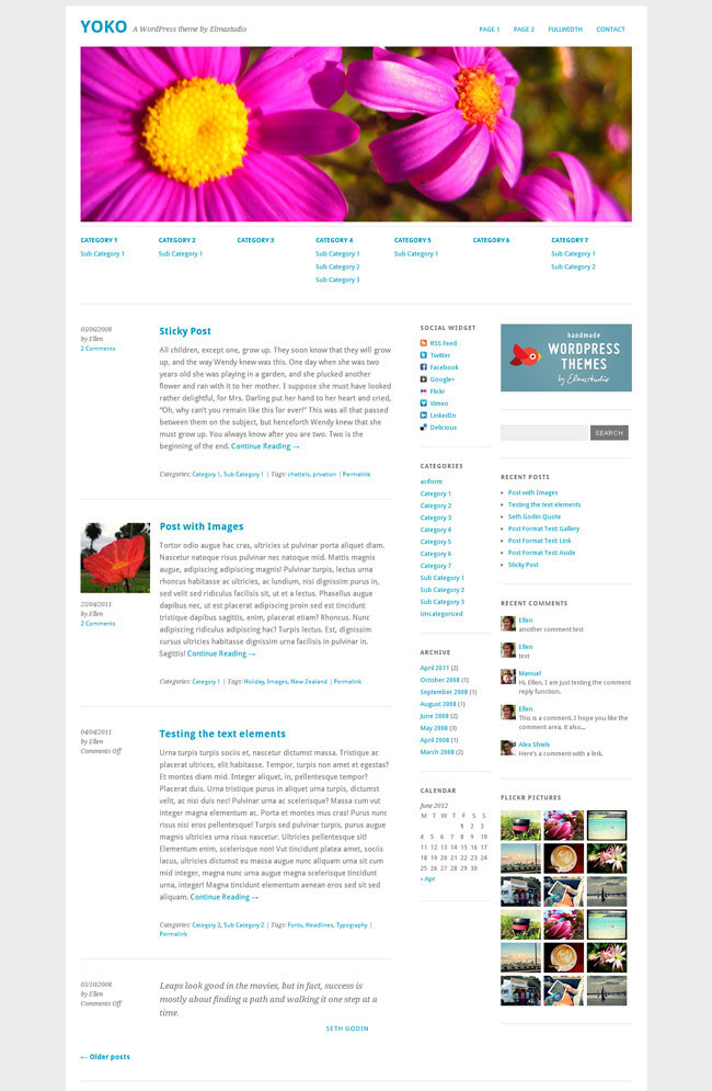 白色 风格 html5 模板 花草 简洁 css3 网页素材 网页界面设计