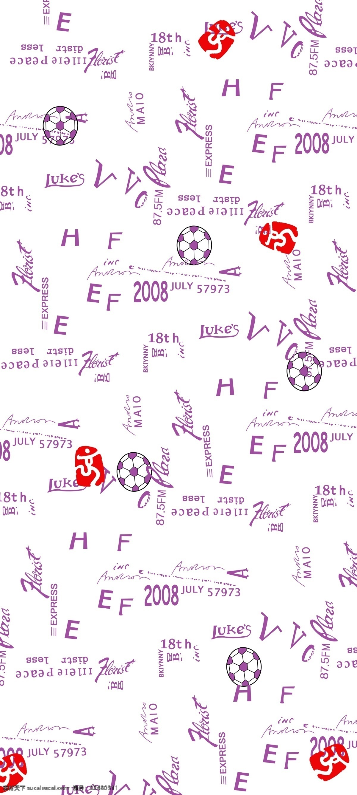 北京 奥运会 2008 奥运 北京奥运会 布艺 广告设计模板 人文 移门 移门图案 足球 字母 luke 源文件库 矢量图 艺术字
