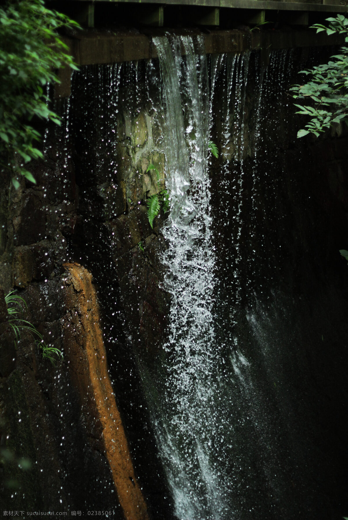 瀑布 水滴 夏季 清凉 水花 避暑 暑假 莫干山 溪流 凉爽 山水 禅意 自然景观 自然风景