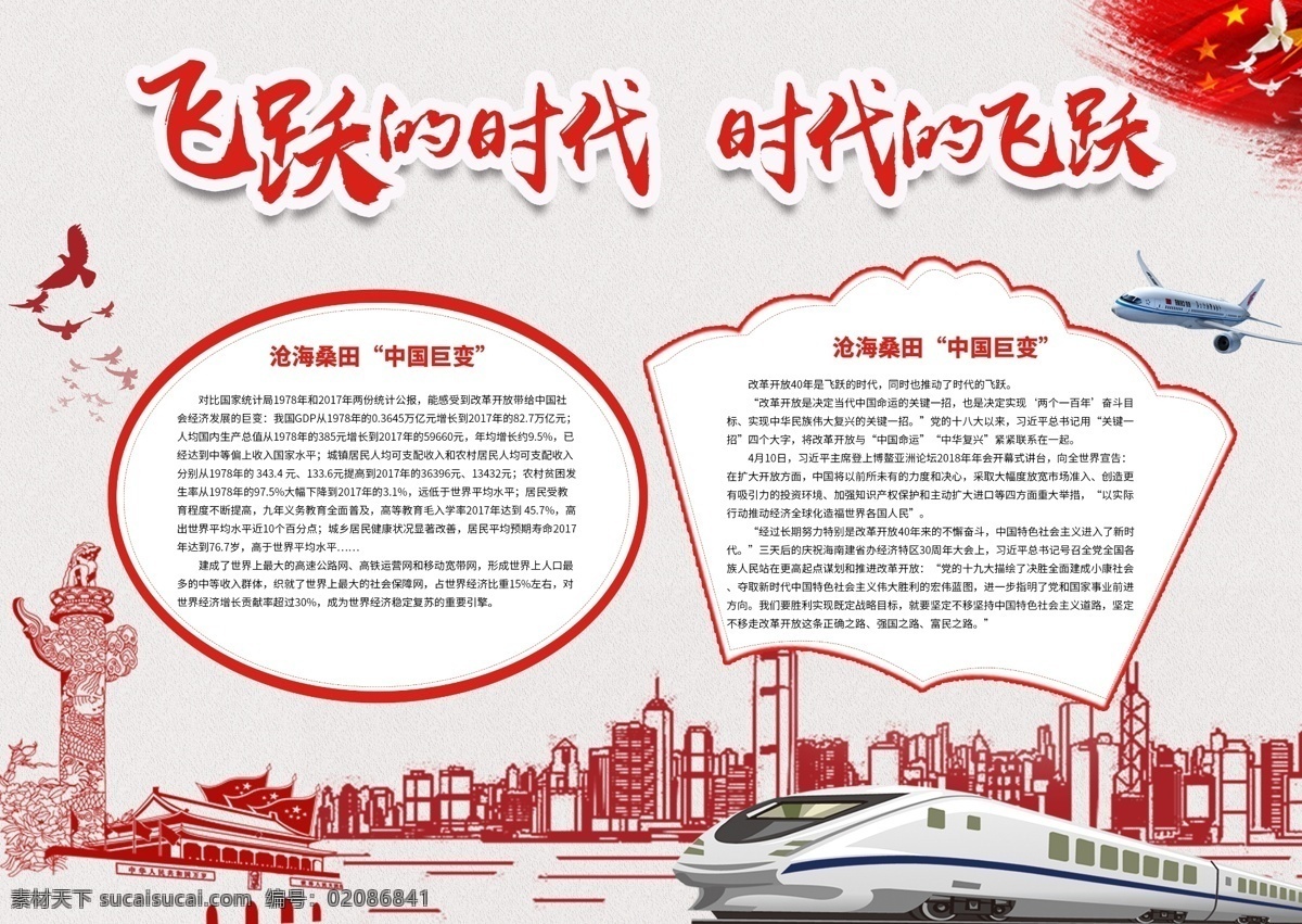 飞跃 时代 党建 手 抄报 中国梦 十九大 党建小报 校园手抄报 党建手抄报 改革开放 年