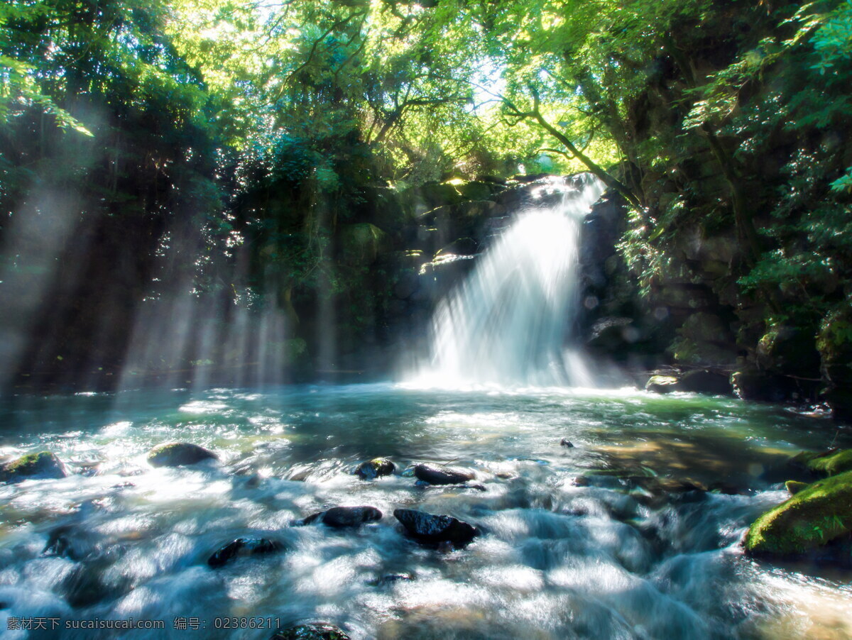 山林水流瀑布 山林 山间 深山 山涧 流水 水流 溪流 瀑布 小瀑布 山泉 水潭 森林 树木 山水 瀑布风景 水资源 风景图 自然景观 自然风景