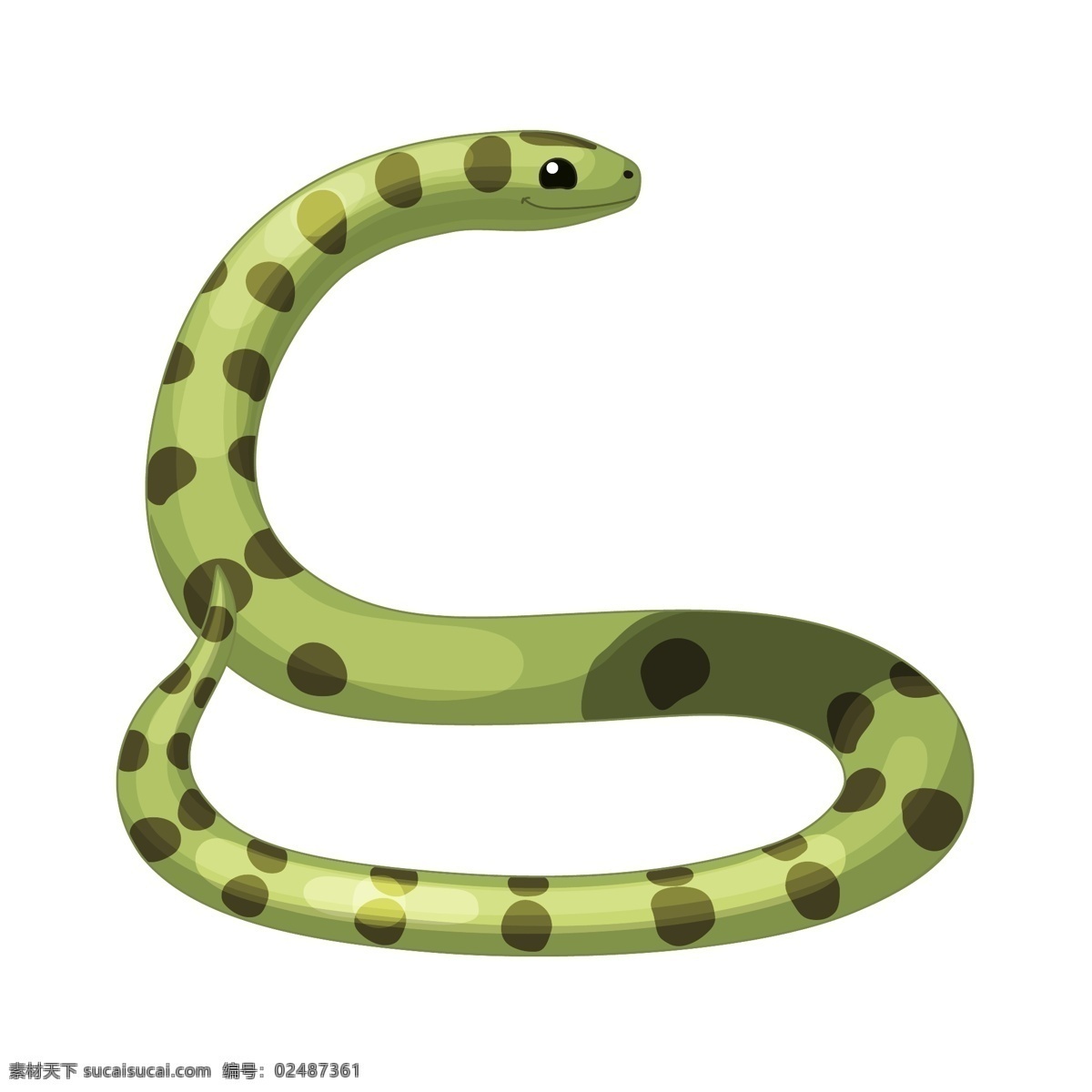 卡通小蛇 卡通动物 卡通蛇 可爱蛇 唱歌的蛇 爬行动物 蛇 蛇类卡通 动漫动画 动漫人物