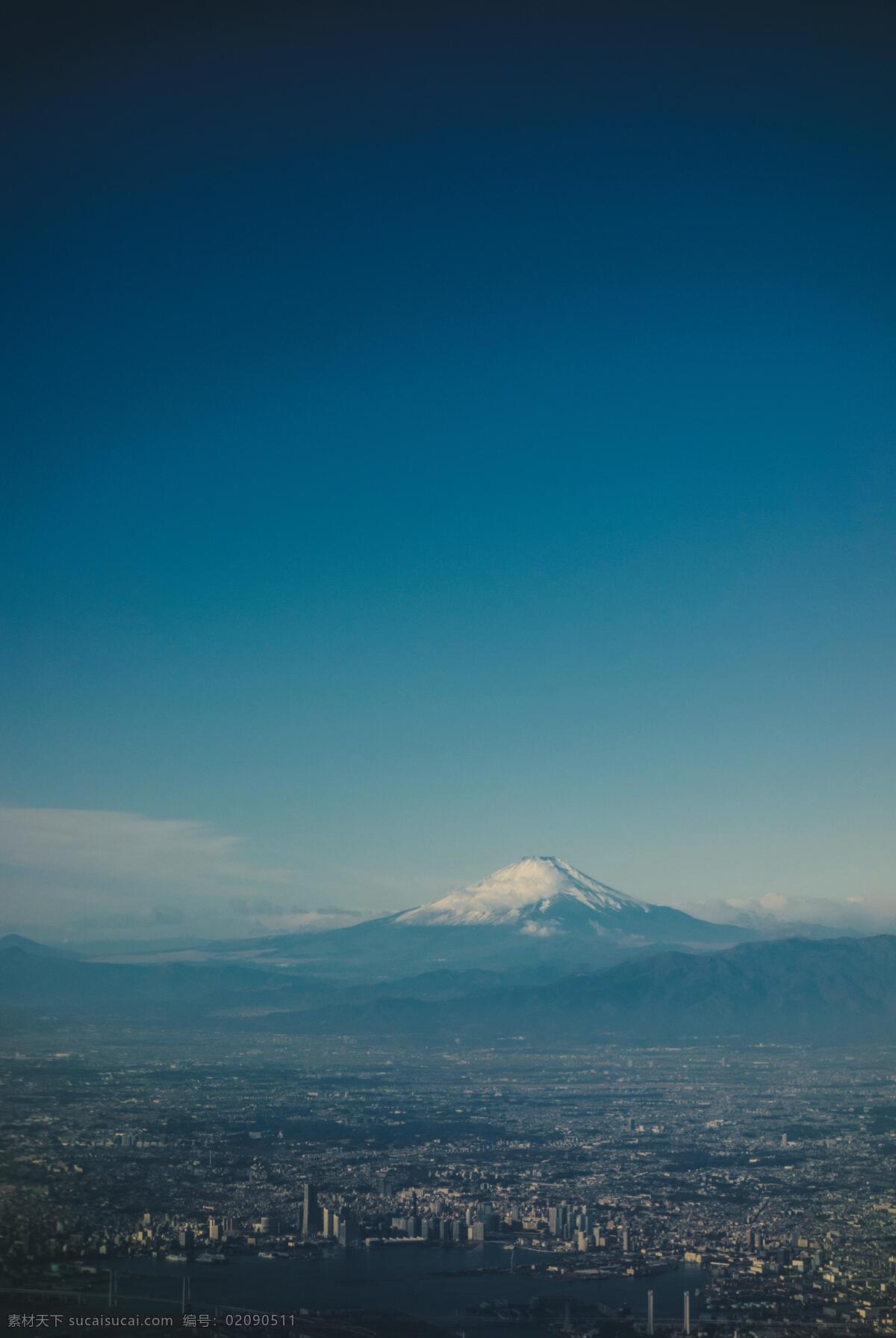 富士山 日本旅游 山峰 火山 自然景观 山水风景