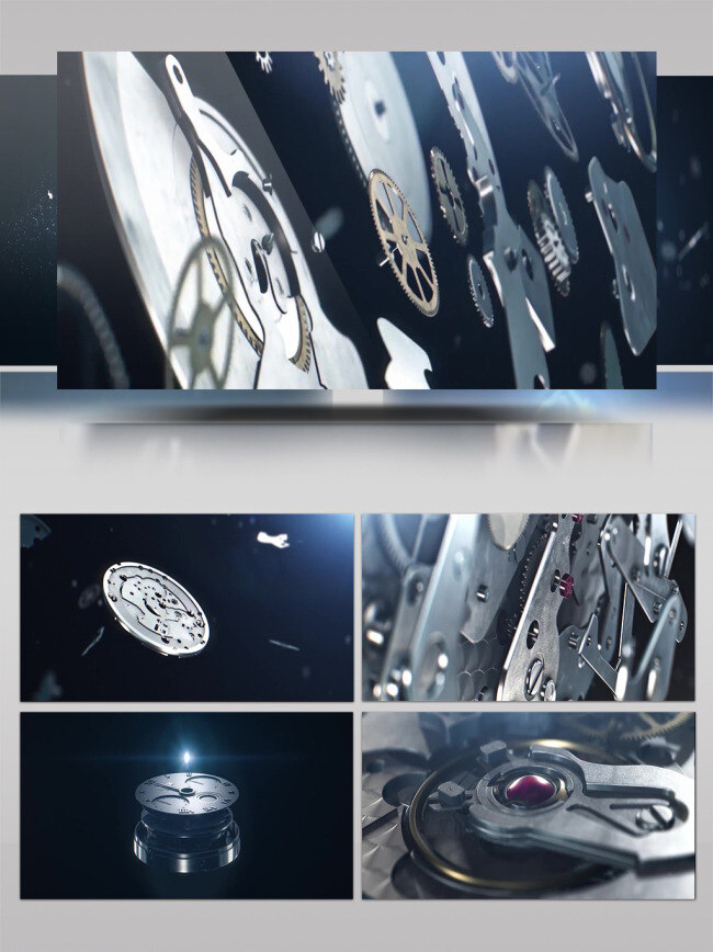 3d 机械 齿轮 手表 展示 宣传片 产品 科技 智能