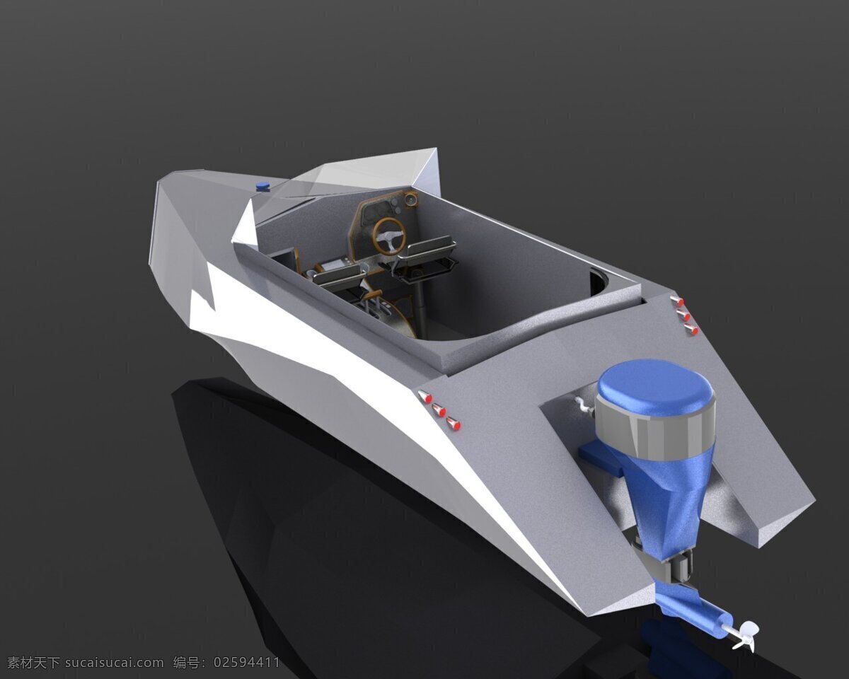 飞翔 荷兰人 船 海洋 交通运输 快艇 游艇 固体 边缘 kaater raalprojekteerimine 摩托艇 3d模型素材 其他3d模型