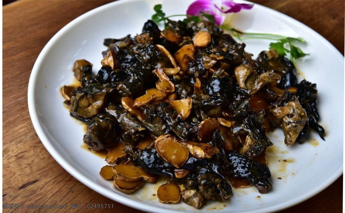 姜爆乌鸡 爆乌鸡 茶油乌鸡 乌鸡 姜爆鸡 餐饮美食 传统美食