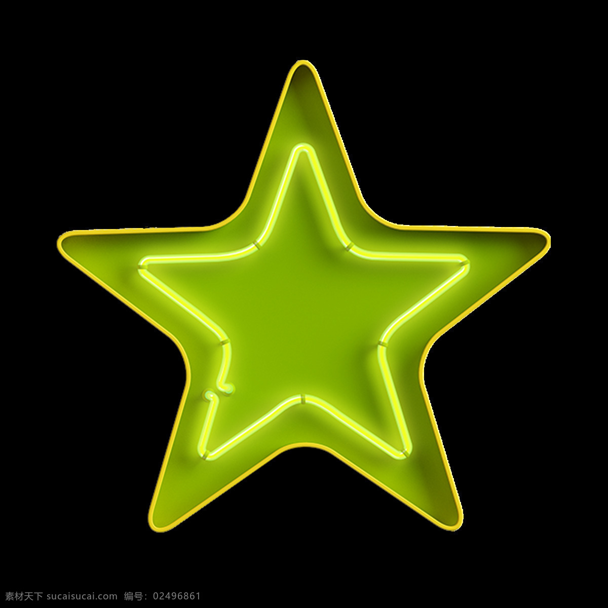 绿色 几何 星形 元素 png元素 光圈 绿色星形 免抠元素 手绘 透明元素 线条