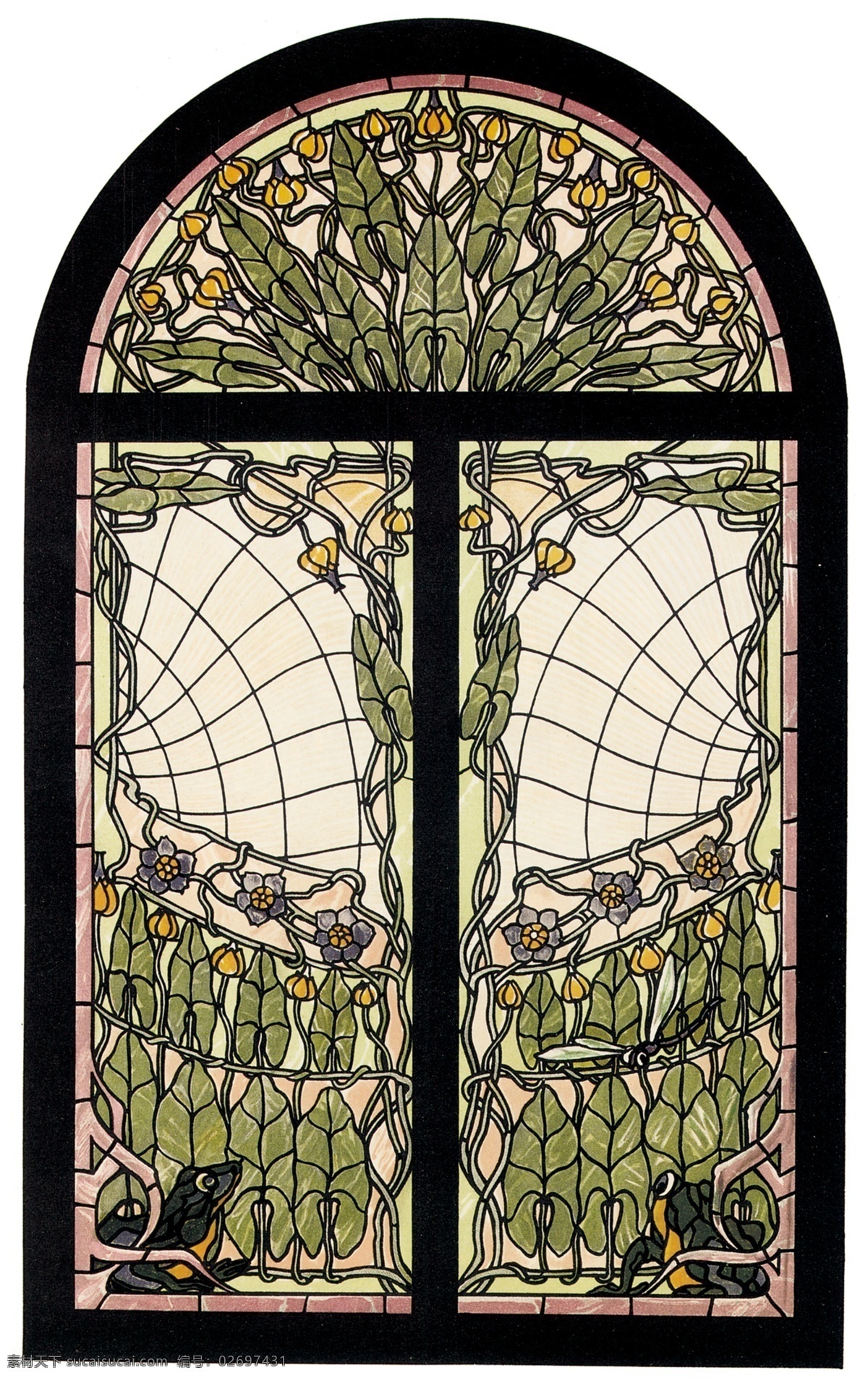 彩色 玻璃 传统 古典 教堂 欧洲 设计素材 图案 宗教 宗教信仰 文化艺术