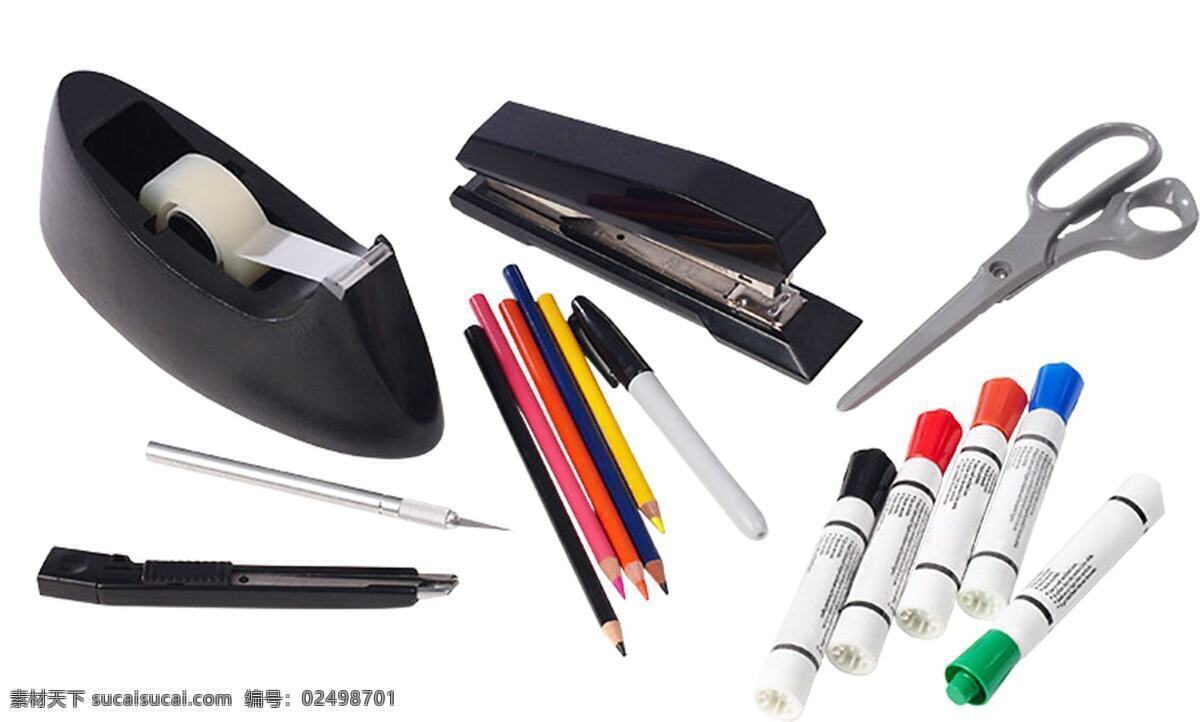 订书 器 彩色 铅笔 办公学习 学习教育 学习用品 订书器 彩笔 剪刀 生活百科