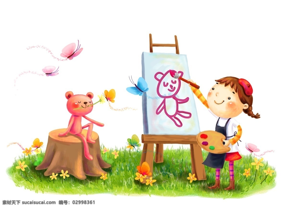 儿童 美术 儿童画 教室 儿童美术 美术教室 分层