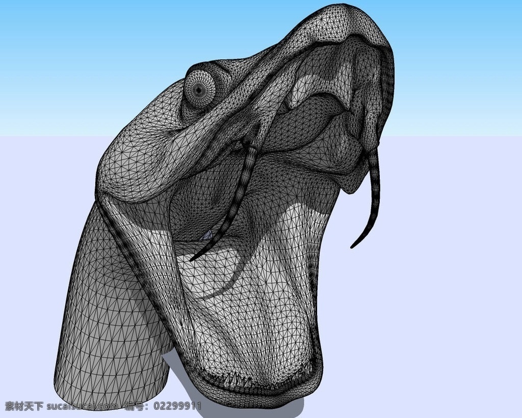 眼镜蛇 3d 模型 动物 野兽 凶猛 坚齿 三维 立体 skp模型 poss 造型 精模 3d模型精选 其他模型 3d设计模型 源文件 skp
