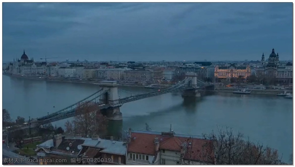 城市 桥梁 夜景 华灯初上 视频 快速 华灯 视频素材 动态视频素材