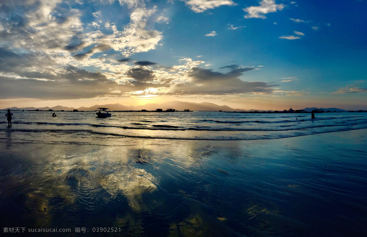 海陵岛 阳江 落日 海面 风景 旅游景点 旅游摄影 国内旅游