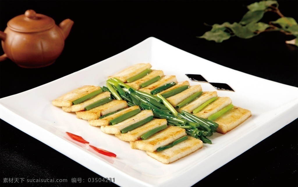 香葱 煎 豆腐 香葱煎豆腐 美食 传统美食 餐饮美食 高清菜谱用图