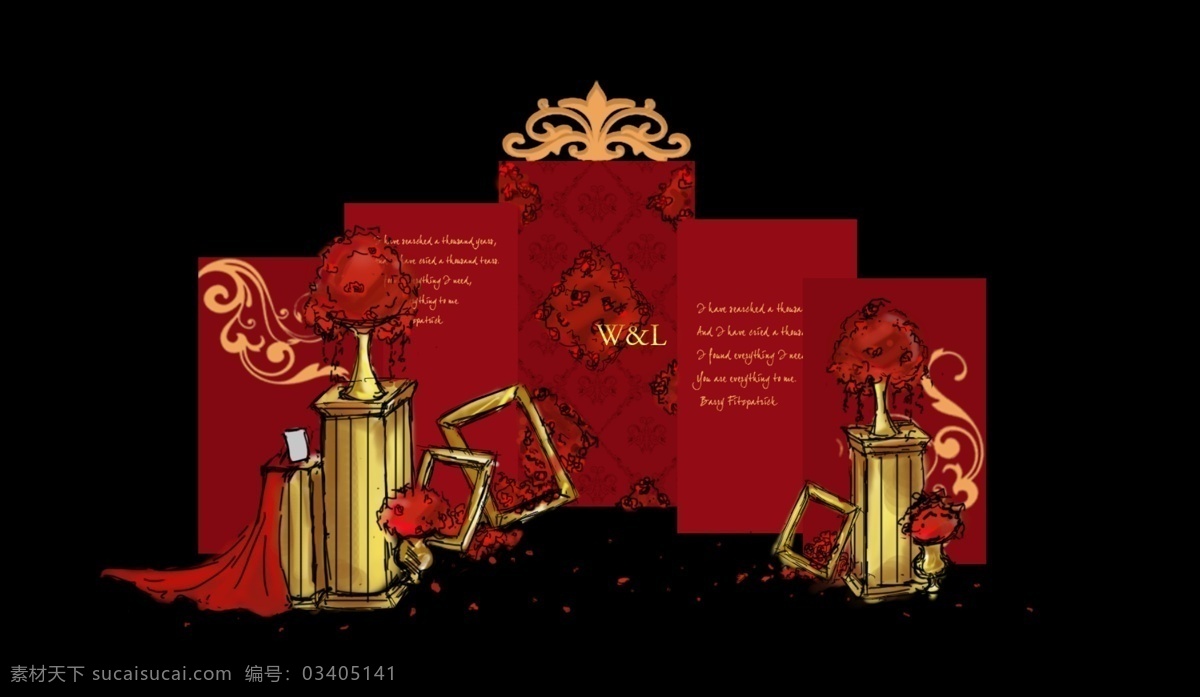 中国 红 婚礼 手绘 留影 区 中国红 婚礼手绘 原创手绘 婚礼留影区 大气 轻 奢