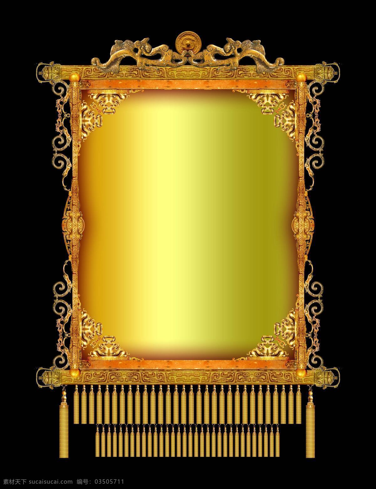 古典 灯笼 形状 传统 底纹 建筑风格 金色 底纹边框