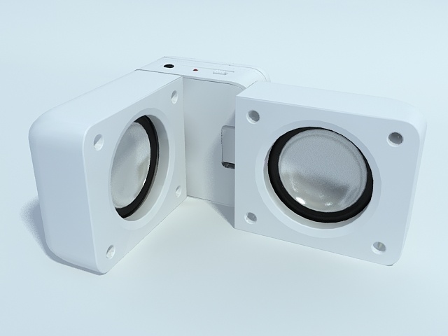 外接移动音箱 pod sound apple 苹果产品 苹果数码 移动音箱 3d模型素材 电器模型