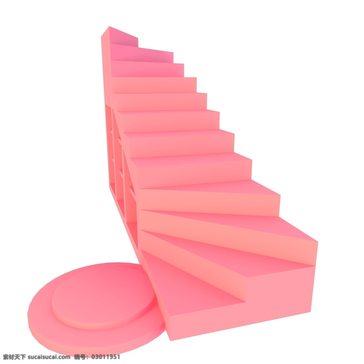 粉色台阶插图 粉色 台阶 插图