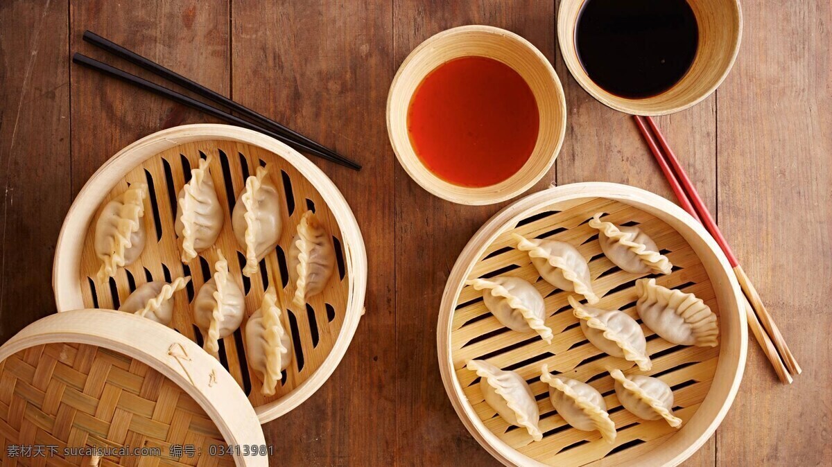 蒸饺 笼 饺子 俯视 高清 餐饮美食 传统美食