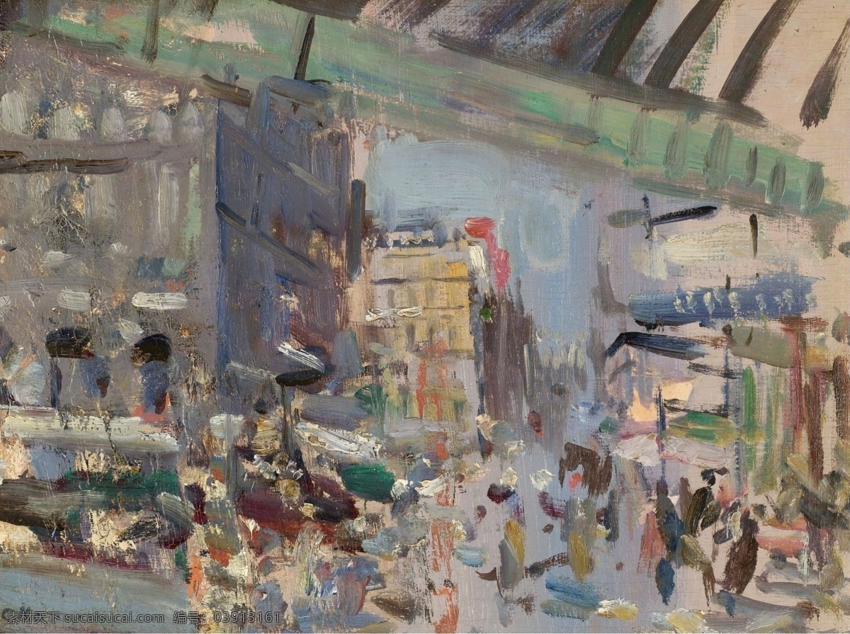 大师 画家 风景画 静物 油画 建筑 装饰画 station lazare saint korovin constantin 人物 高清 西方 国外 现代 家居装饰素材