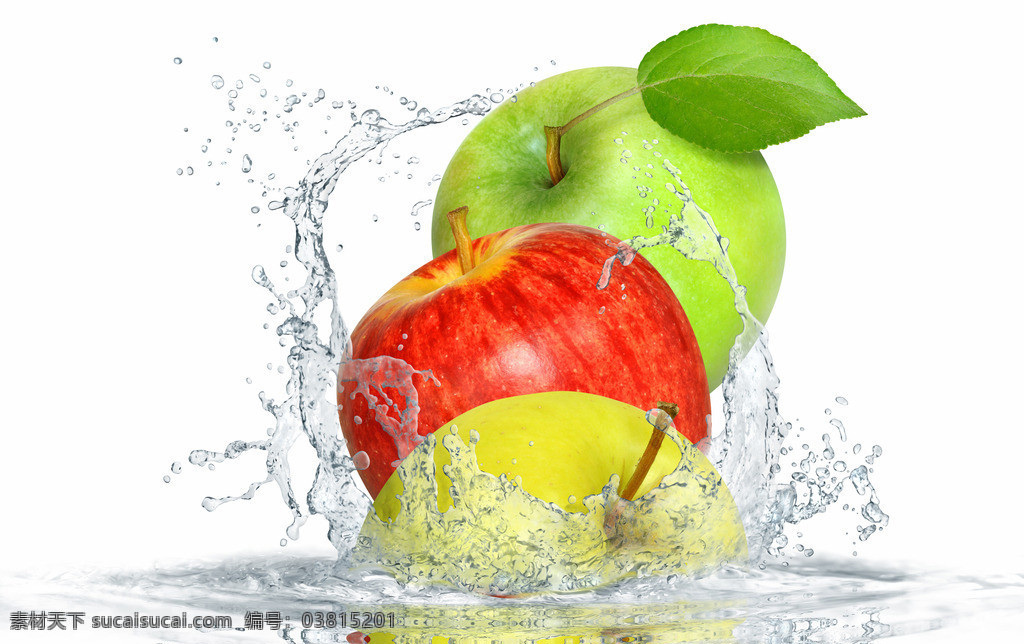 跳动 苹果 红苹果 黄苹果 绿苹果 跳动的水 风景 生活 旅游餐饮