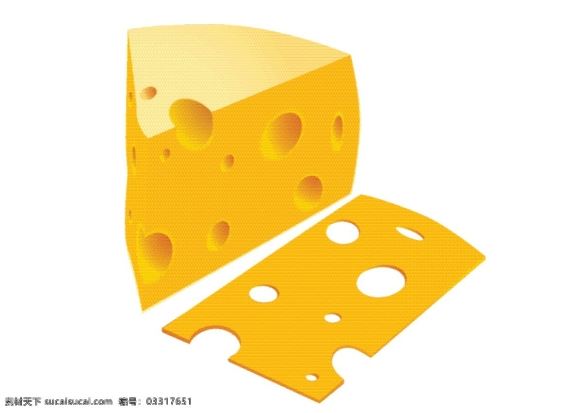 奶酪矢量 矢量图 其他矢量图 矢量素材 白色