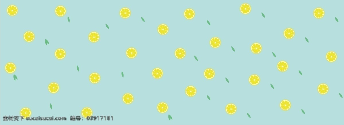 清新 夏日 海报 背景 矢量图 绿色 柠檬 手绘 简约 海报背景