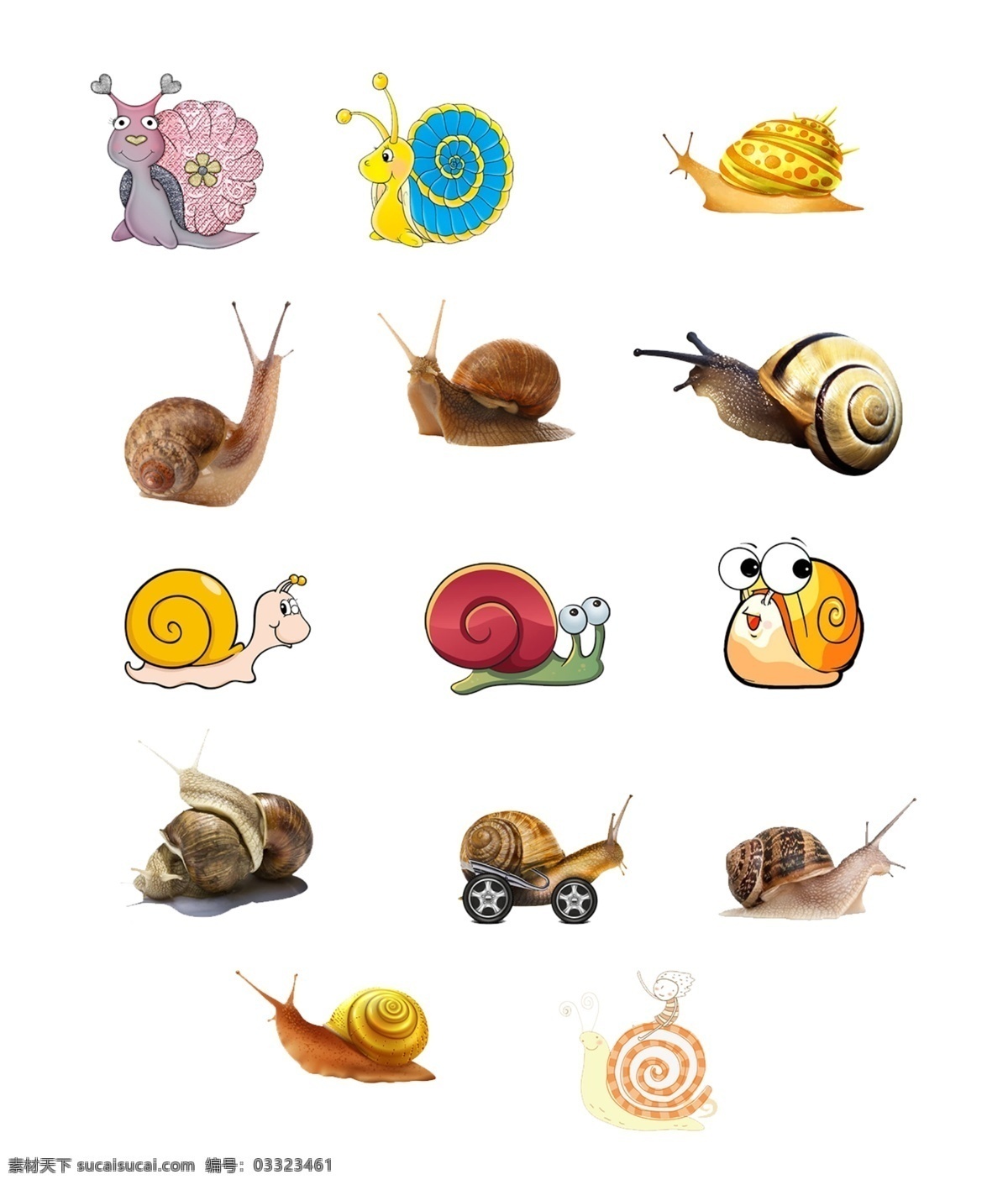 蜗牛 蜗牛造型 幼儿园卡 爬行蜗牛 卡通蜗牛 蜗牛素材 唯美 可爱 动物 生物 昆虫 小蜗牛