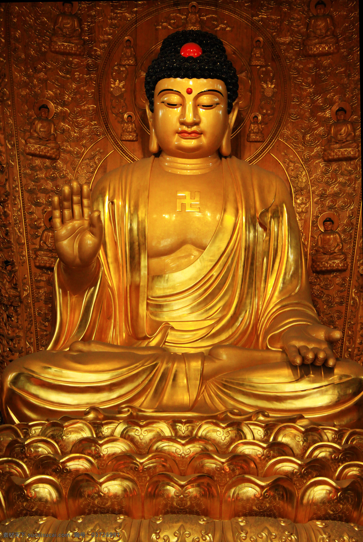 金佛像 佛像 佛祖 坐佛 佛陀 佛教文化 传统文化 文化艺术