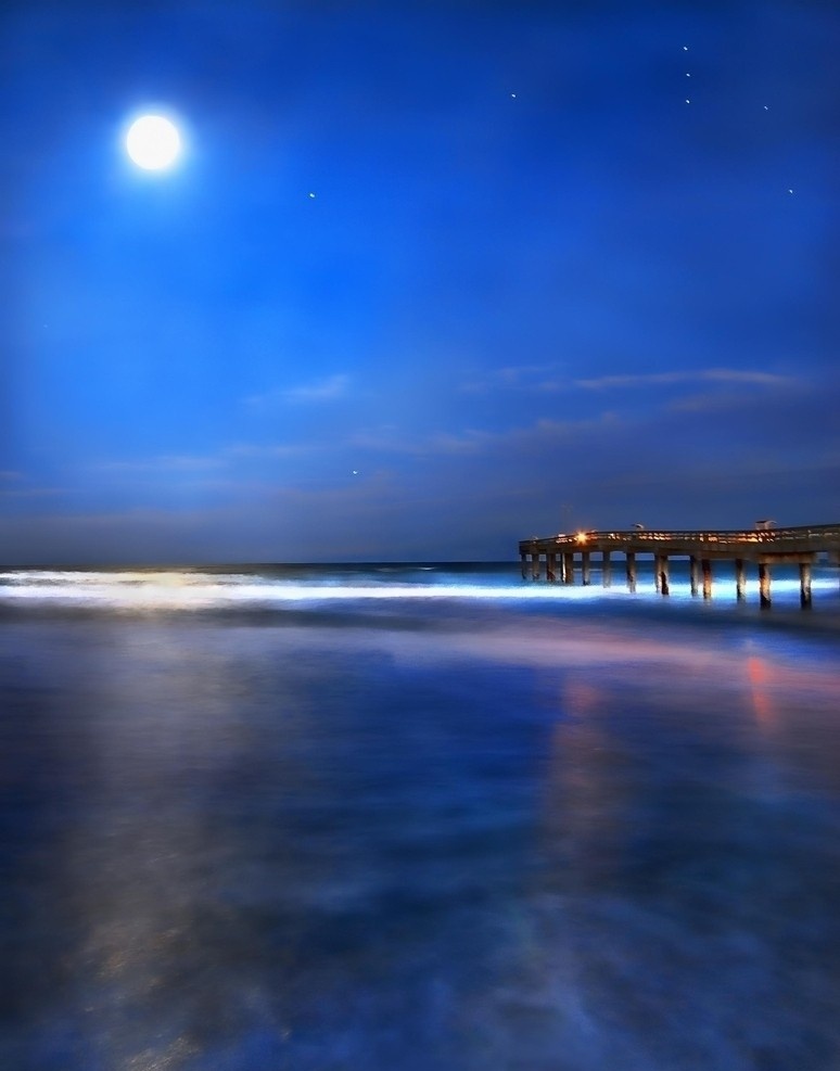 海岸夜色 海岸风光 夜晚 夜色 月夜 月色 海边风光 海湾 海港 大海 海边 海滩风光 国外旅游 旅游摄影