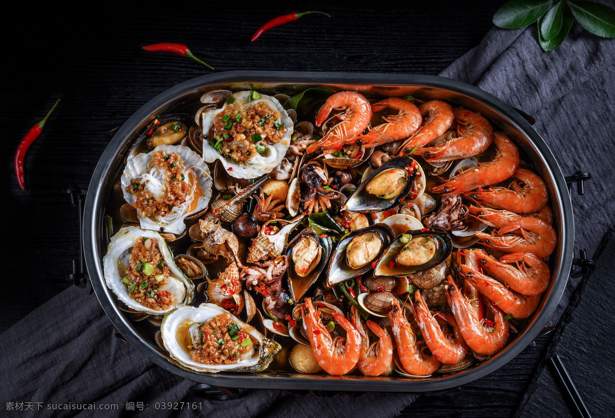 海鲜 龙虾 美食 食物 可口 诱人 垂涎欲滴 扇贝 美食天下 餐饮美食 传统美食