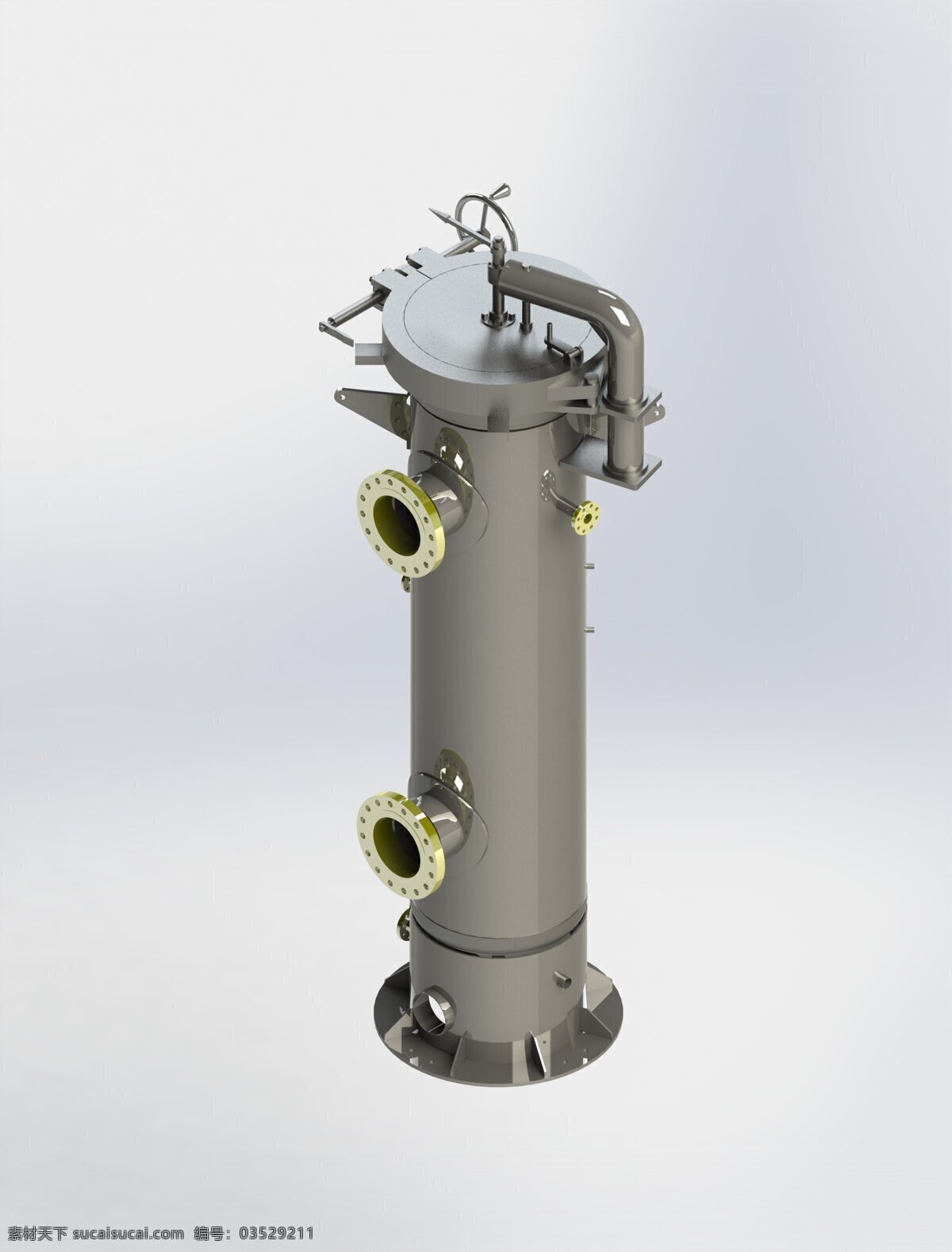 快 开 coalester 滤波器 工业设计 管道 能源和电力 3d模型素材 其他3d模型