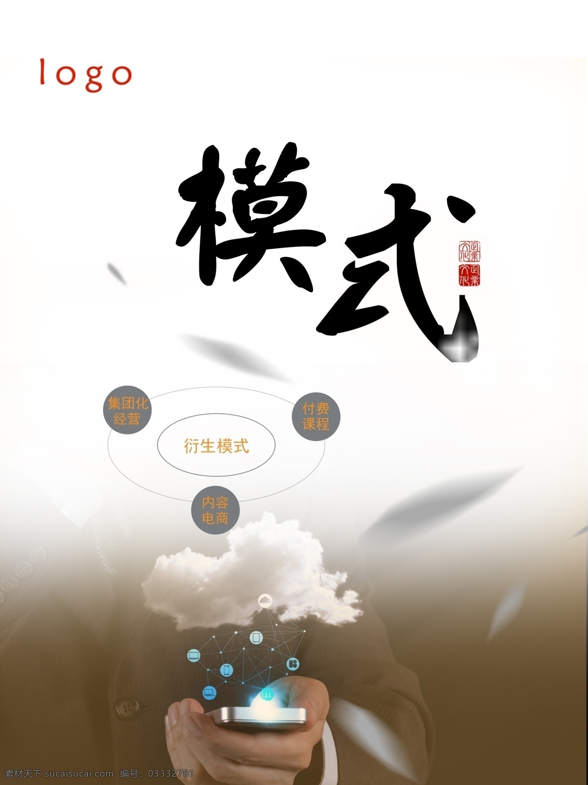 企业 文化 模式 海报 大气风格 企业文化 创意