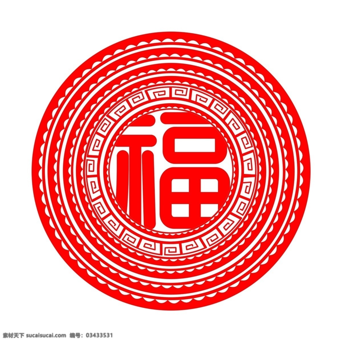 窗花 剪纸 创意 福字 新年 福 中国风 创意福字 过年