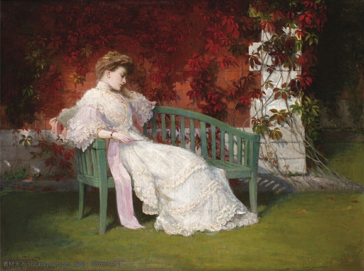 贵妇人 俄国斯油画 贵族 坐像 椅子 19世纪油画 油画 绘画书法 文化艺术