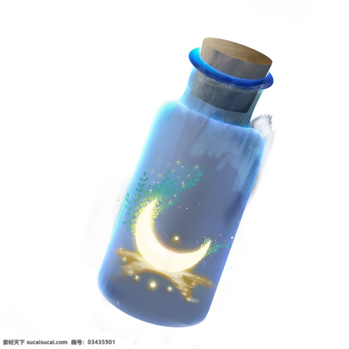 浪漫 唯美 漂流 瓶 手绘 元素 卡通 漂流瓶 瓶子设计