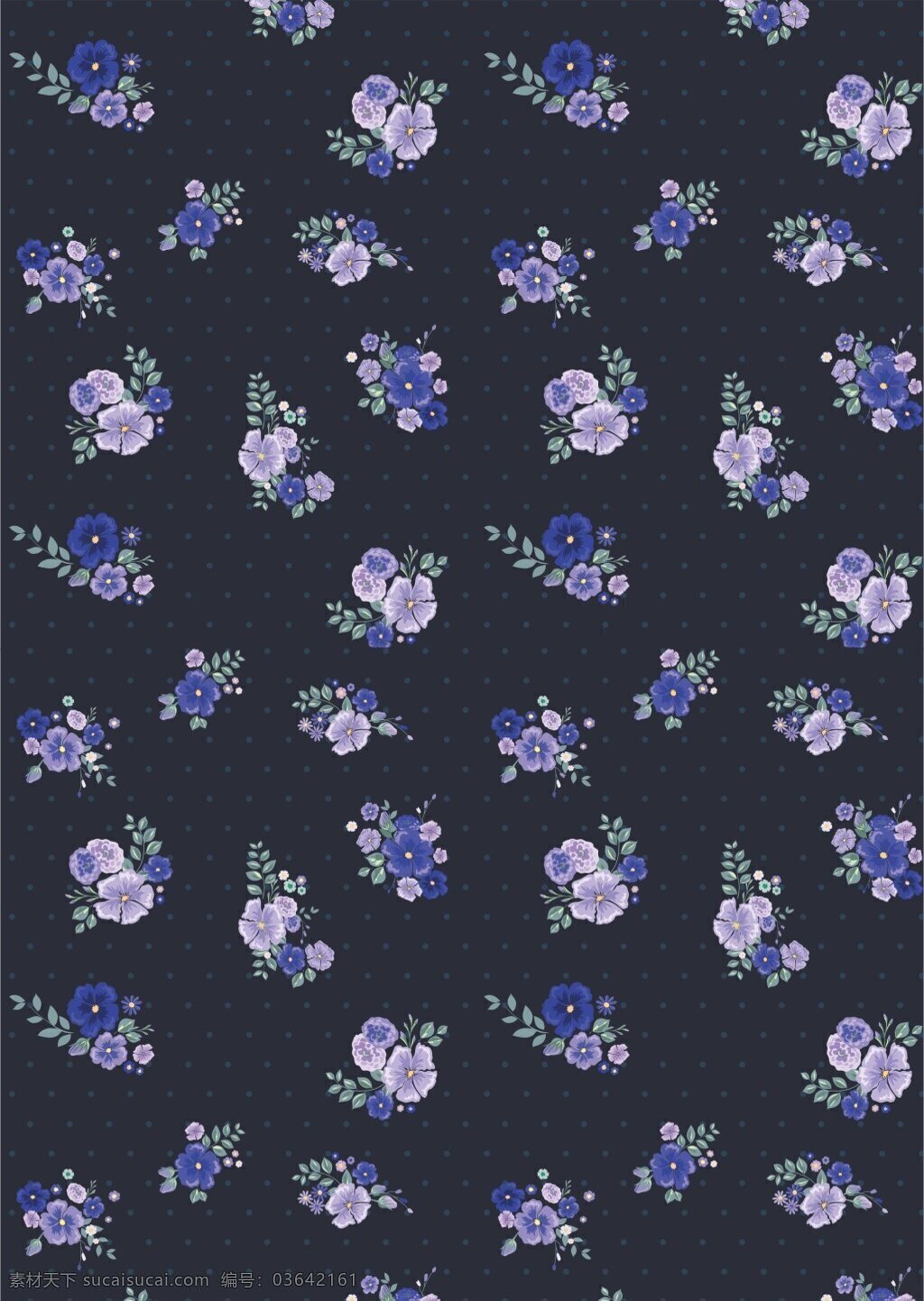 沉稳 浪漫 深色 底纹 植物 广告 背景 广告背景 蓝紫色花朵 深色底纹 植物背景