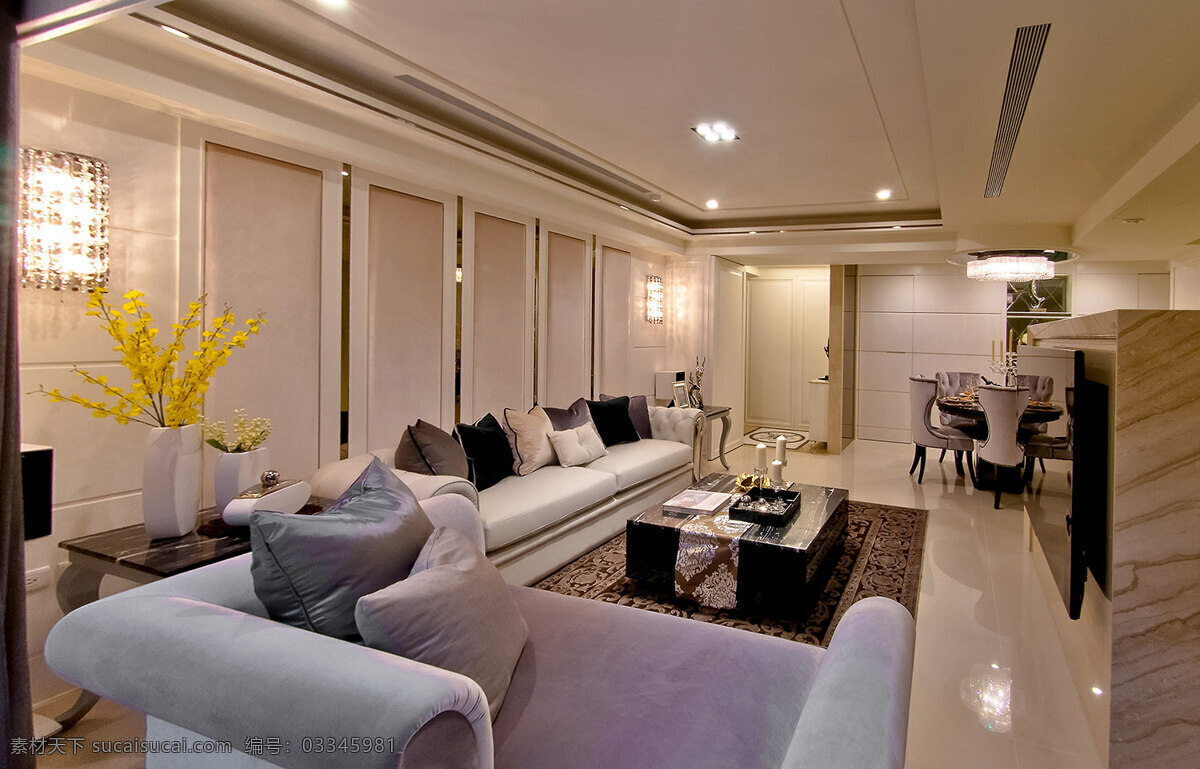 欧式 客厅 灰色 沙发 效果图 软装效果图 室内设计 展示效果 房间设计家装 家具