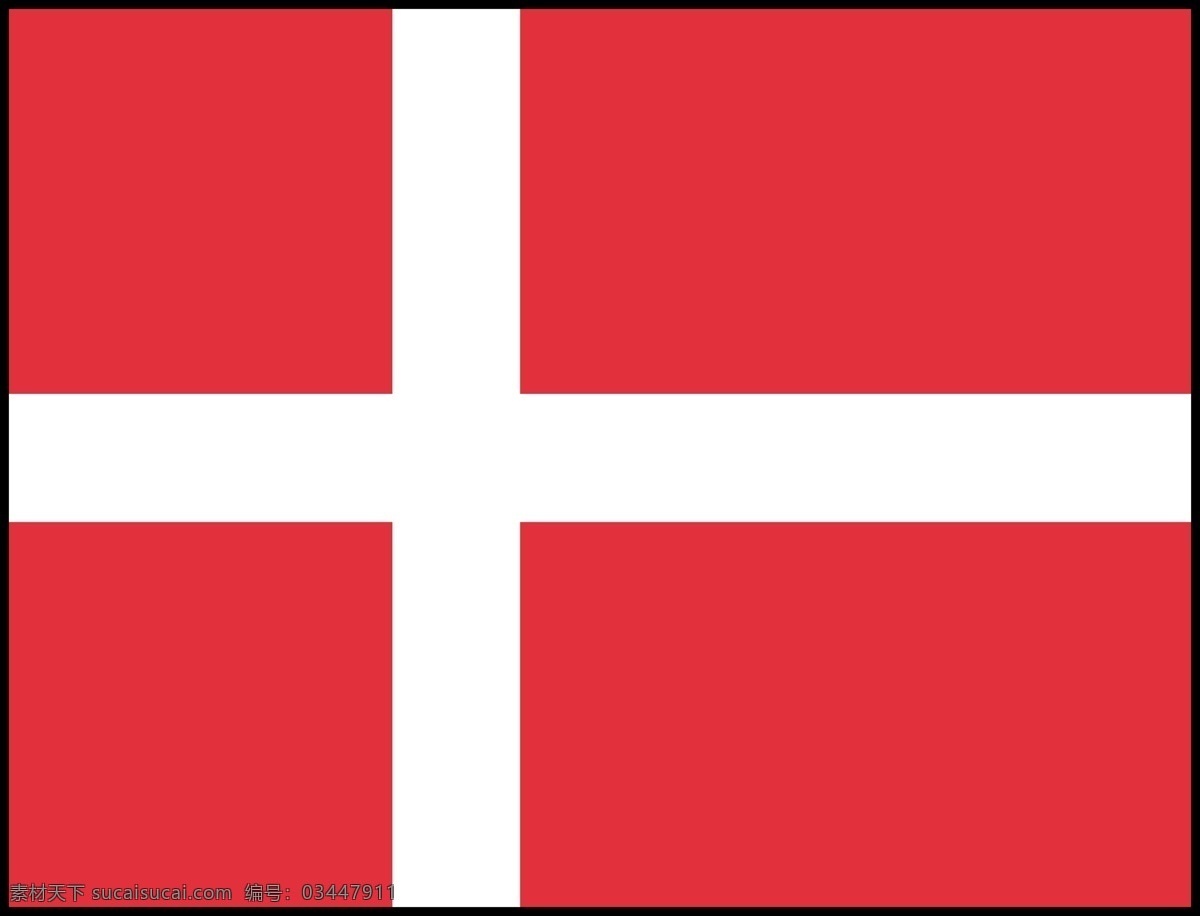 丹麦 标志 标识为免费 白色