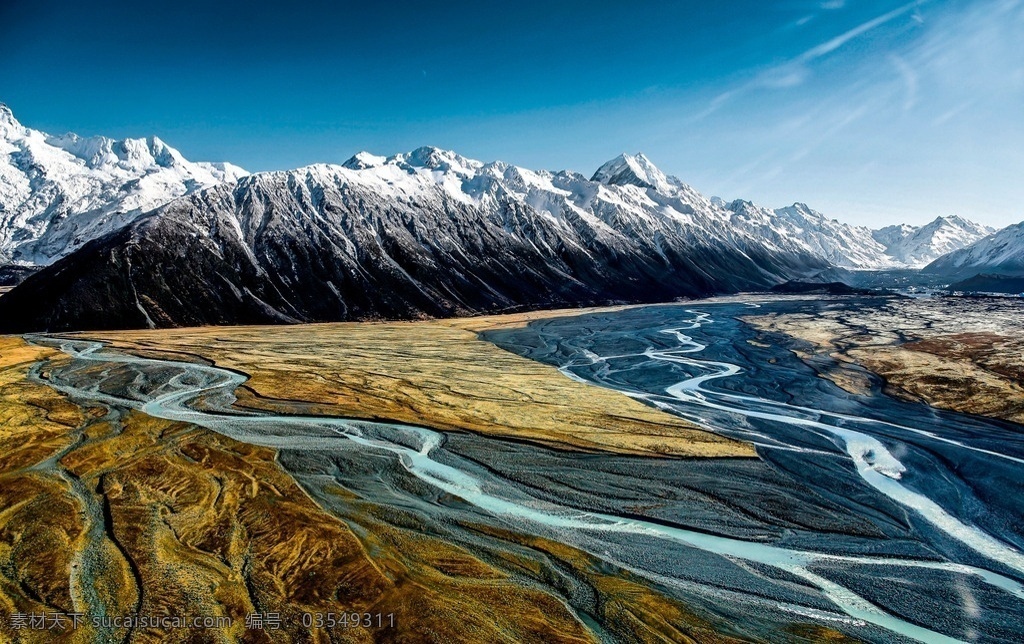库克山 旅游 景点 河流 雪山 mount cook 旅游摄影 国外旅游