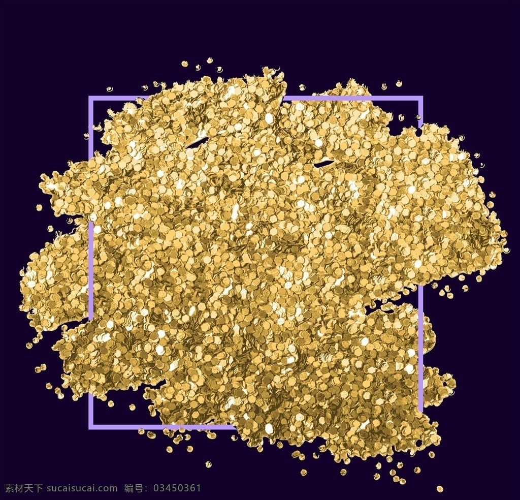 金粉素材图片 金色素材 金粒子 金元素 金粉手绘 免扣素材