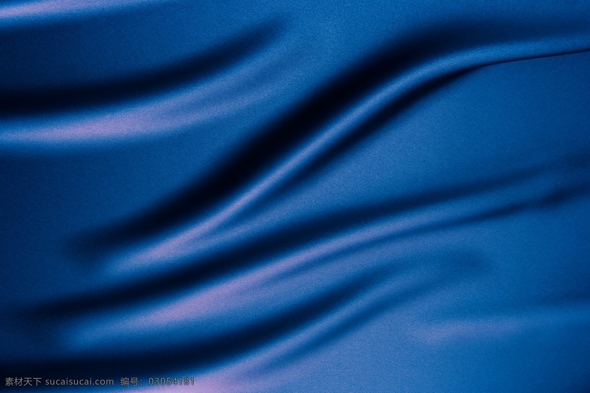 高质感 蓝色丝绸 丝绸 蓝色 韵律 布料 分层 背景素材