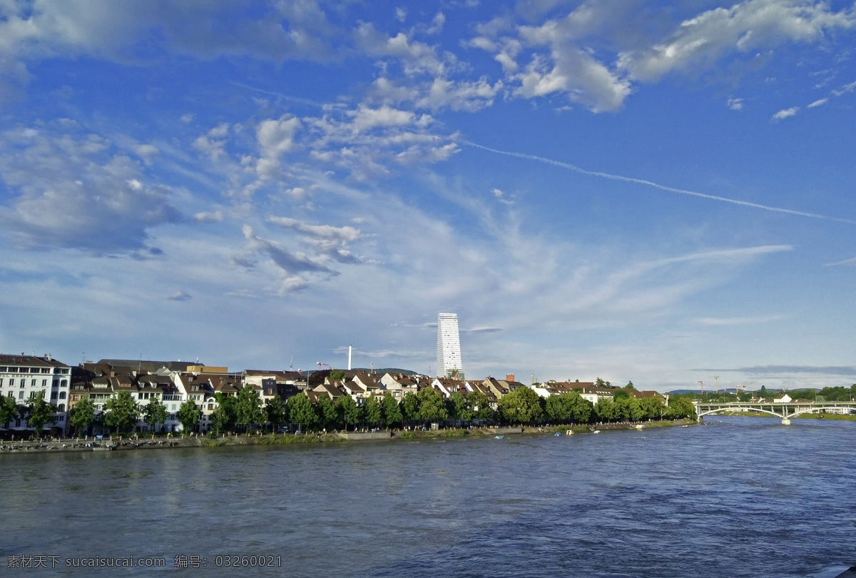 莱茵河 河流 欧洲 瑞士 巴塞尔 旅游摄影 国外旅游