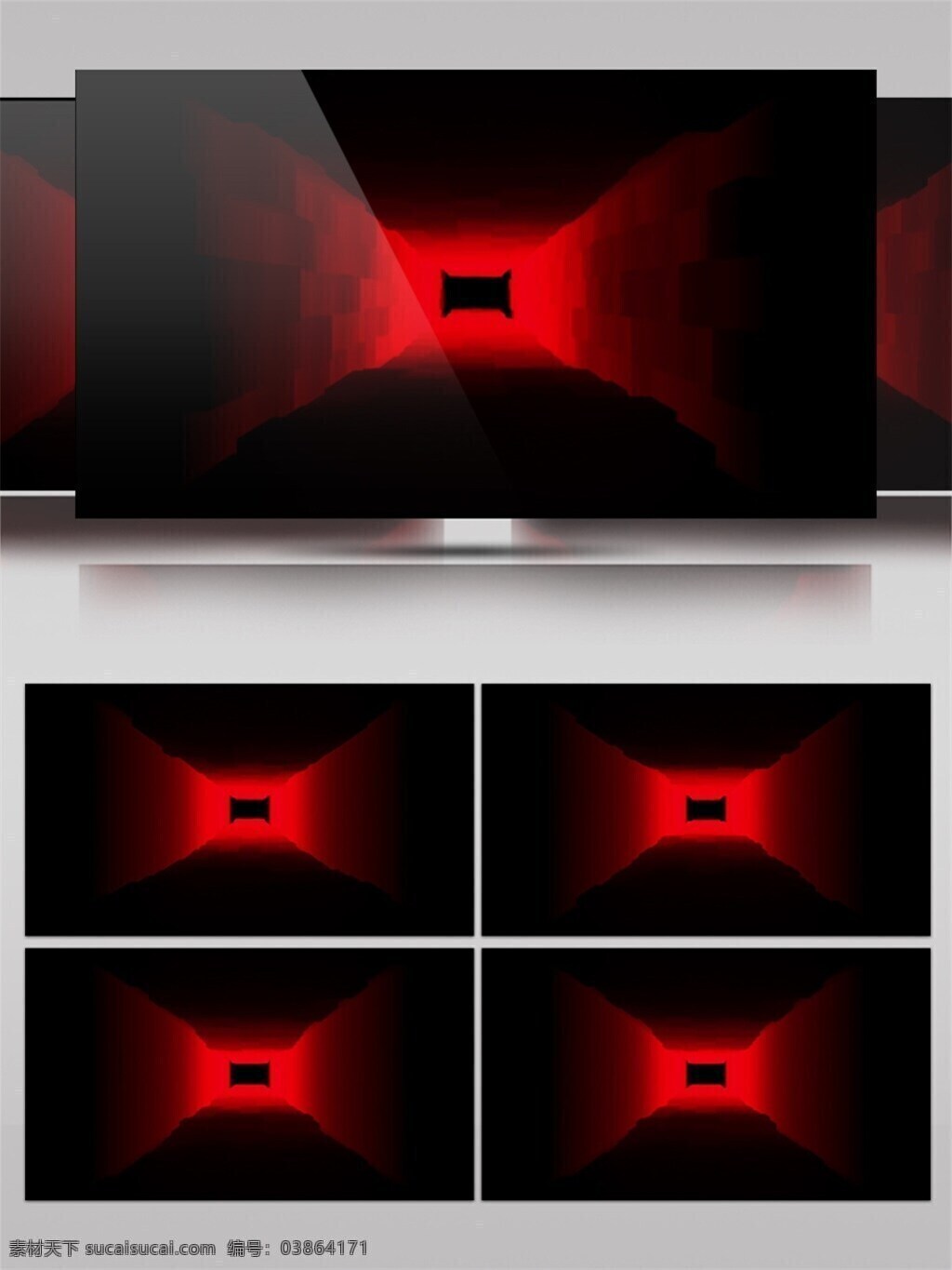 红 黑光 束 隧道 视频 光斑散射 光束 黑色 红色 视觉享受 手机壁纸 太空
