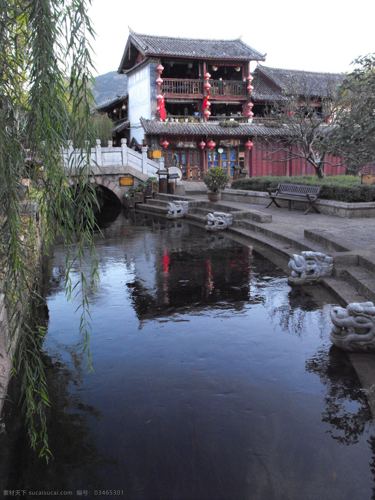 云南丽江 云南 丽江 古镇 街道 光 投影 国内旅游 旅游摄影