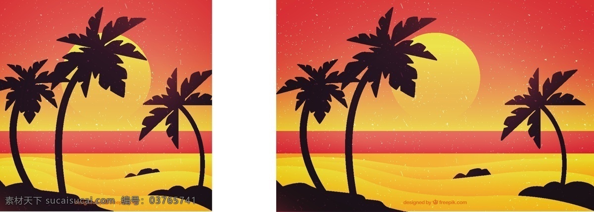 海滩 日落 背景 棕榈树 夏季 海洋 阳光 假日 树木 假期 黑暗 夏季海滩 季节 季节性